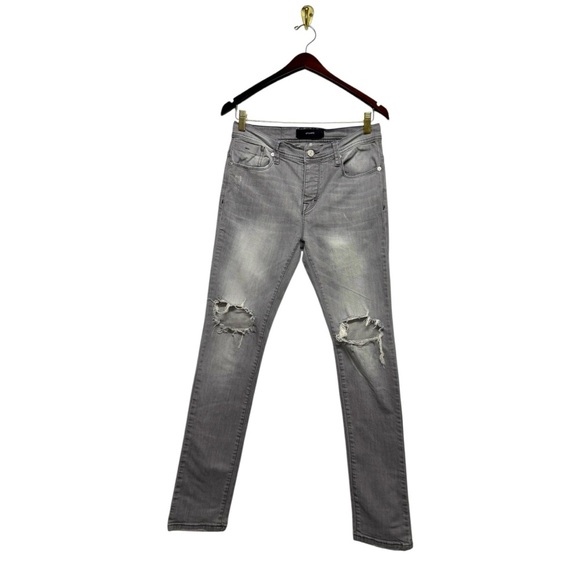 STAMPD Skinny Distressed Jeans Gray